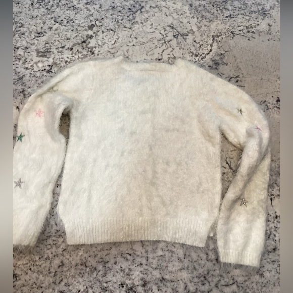 🌸Girls Sweater with Embroidered Stars, by Cartwheels Sz. 5T - Picture 2 of 6